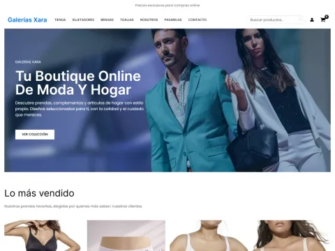 Diseño web para Galerías Xara — Moda & Hogar · Iker Ruiz Pou, Vitoria-Gasteiz
