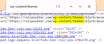 saber que plantilla wordpress usa una web
